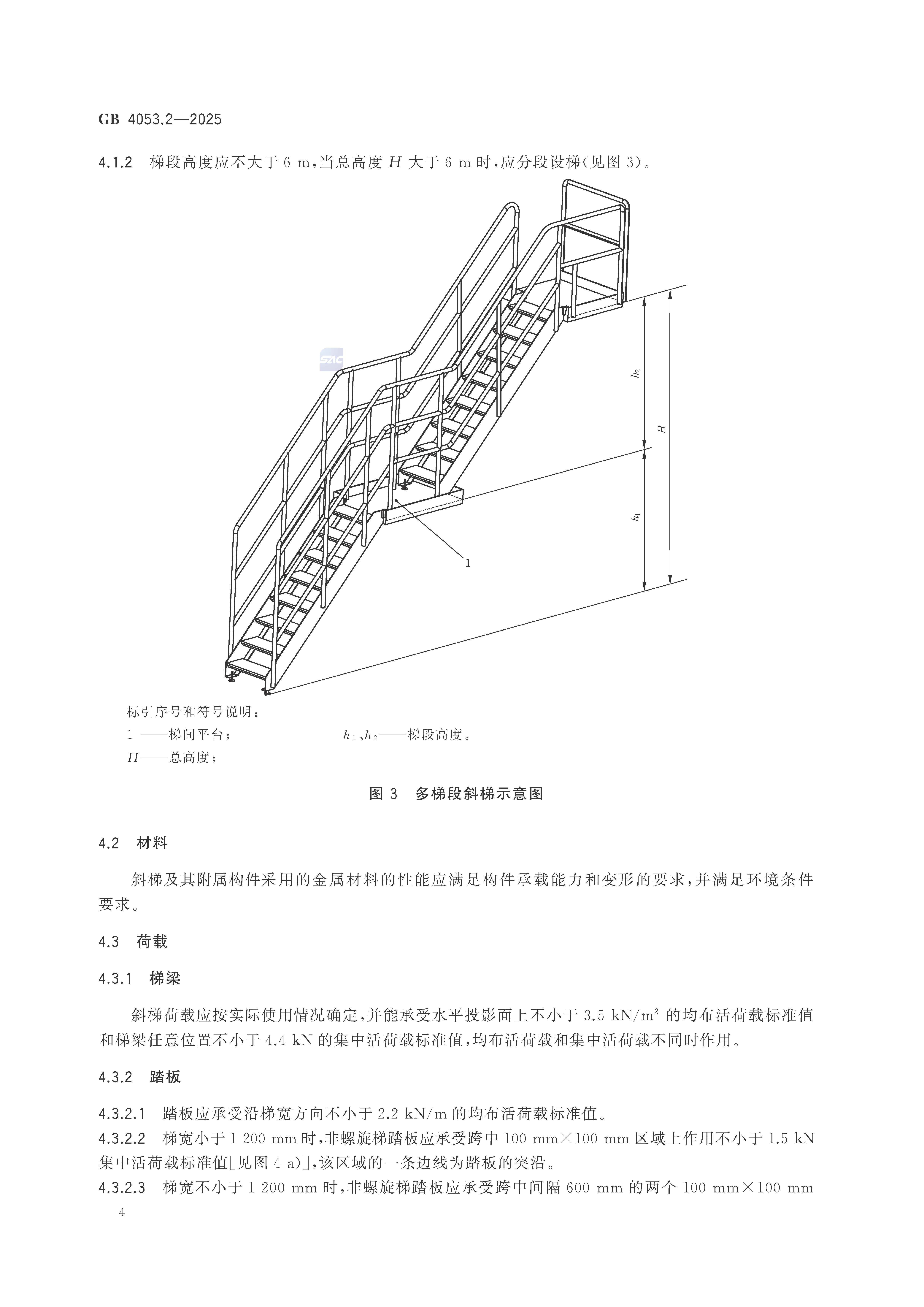 《固定式金属梯及平台安全要求 第2部分：斜梯》GB4053.2-2025_页面_10.jpg